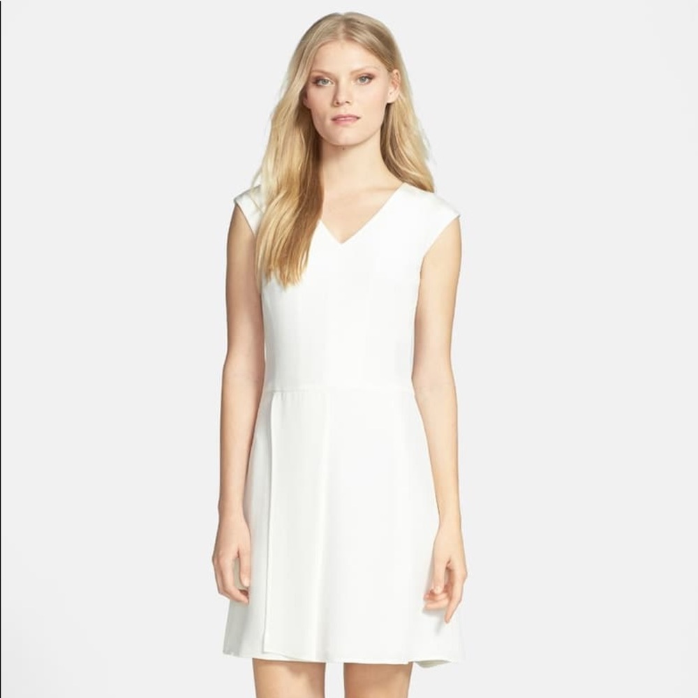 Theory Idavia Silk V-Neck Dress